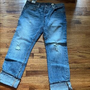 Levi's Women's Blue Boyfriend Jeans